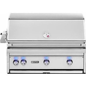 Lynx L42PSR-2-NG Built-In Natural Gas Grill with Pro Sear Burner and Rotisserie, 42-Inch