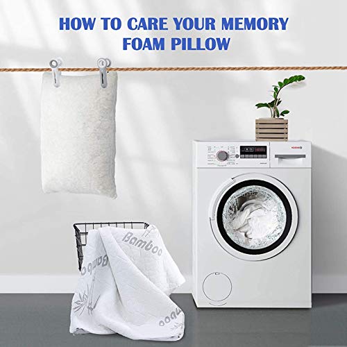 memory foam in washing machine