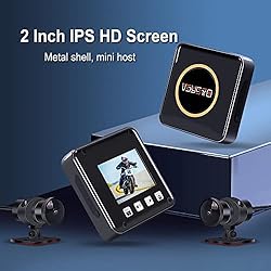 VSYSTO WiFi Motorcycle Dash Cam, 2 Inch Screen All