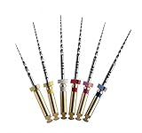 Zorvo 6pcs Protaper Universal NiTi Files Dental Endodontic Niti Rotary Files Protaper Dental Endodontics Treatment Endo Tips Skysea Universe Engine for Root Canal Treatment SX-F3 25MM MIXED