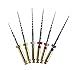 Zorvo 6pcs Protaper Universal NiTi Files Dental Endodontic Niti Rotary Files Protaper Dental Endodontics Treatment Endo Tips Skysea Universe Engine for Root Canal Treatment SX-F3 25MM MIXED