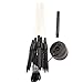 Whitelotous 8 Pack Whites Solar Tube Lights Solar Acrylic Bubble Pathway Decoration Garden Stick Stake Light Set