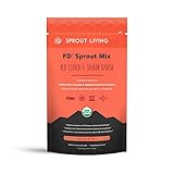 Sprout Living Red Clover and Daikon Radish Organic Sprout Mix, Freeze Dried Superfood Greens Powder, 100% Pure, Vegan, Non-GMO, Gluten Free (4 ounces, 32 servings)