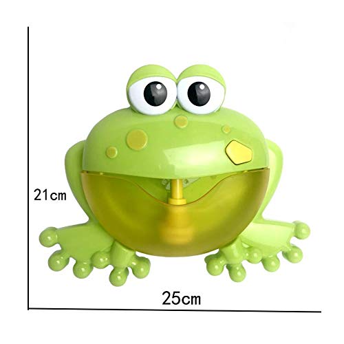 ETbotu Bubble Froggy Music Kids Pool Swimming Bathtub Soap Machine Automatic Bubble Maker