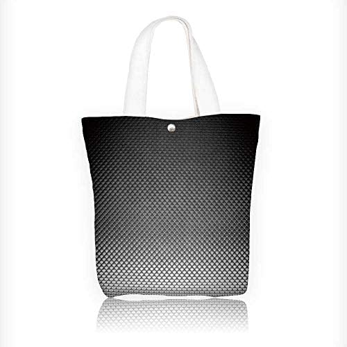 Ladies canvas tote bag realistic background wallpaper texture reusable shopping bag zipper handbag Print Design W16.5xH14xD7 INCH