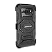 S6 Active Case, Galaxy S6 Active Case, Cellularvilla Dual Layer [New Generation] [Heavy] [Duty] Rugged Holster Case with Kickstand and Belt Swivel Clip for Samsung Galaxy S6 Active G890 (Black)