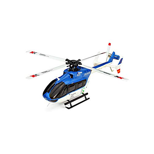 WZRY RC-Hubschrauber, 2,4G 6-Kanal-Gyro-Balance-System und Schutzsystem, mit bürstenlosem 3D-6G-System-Motorhubschrauber…