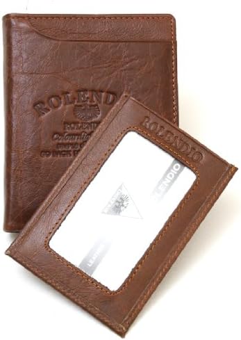 New Mens Leather Creditcard Wallet Plus Mini Wallet Purse J342