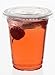 Oaklyn (100 Count) 12 oz Disposable Clear Plastic Cups with Lids - BPA Free Bulk Cup Set - Perfect cups for kids or when you are on the go