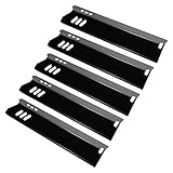 Hisencn 15 inch Heat Plate Replacement for Dyna-glo DGF510SBP, DGF510SSP, Backyard GBC1460W, GBC1461W, BY13-101-001-13, Uniflame GBC1059WB, BHG, 15" Porcelain Steel Grill Heat Shield Tent Flame Tamer