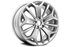 MARKETPLACE AUTO PARTS Aluminum Wheel - Light Silver Metallic - 19 x 8.5 Inch - 39mm Offset - 10 Spoke - 5 Lug - Compatible with 2013-2019 Ford Taurus