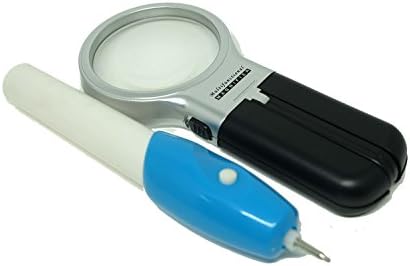 Engraver Pen Cordless Etching Tools with Magnifier LED Light Adjustable Stand.