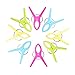 O-Best 8 Pack Bright Color Beach Towel Clips for Beach Chair Pool Chairs Cruise- Plastic Towel Clamp Clip Holder -Jumbo Size- Keep Your Towel from Blowing Away, Clothes Lines (8Pack)
