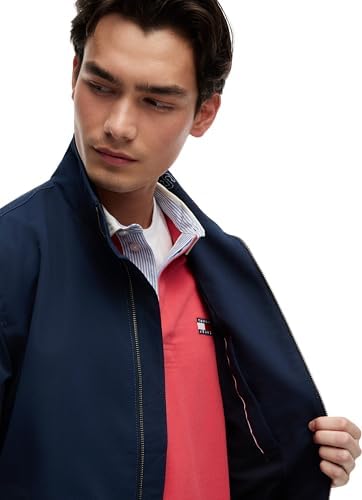 Tjm Essential Jacket Ext Dm0dm22720 Veste pour homme, Bleu marine foncé, L