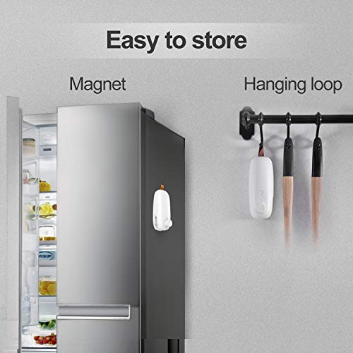 Mini Bag Sealer USB Rechargeable Heat Sealer, 2 in 1 Portable Handheld Bag Sealer and Cutter, Powerful Package Resealer Quick Seal for Vacuum Sealer Bags, Plastic Chip Bags, Cereal Bags