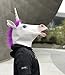 Amazlab Unicorn Mask for Halloween Costume Party Decorations, Halloween Props, Halloween Supplies