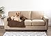 E-Living Store Pet Furniture Protector Non-Slip Water-Resistant Cover for Dogs and Cats with 3-Sided Bolster Soft Fabric – Medium, Chocolatethumb 4