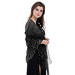 Banetteta"Starry Night" Rhinestone Shawls and Wraps for Evening Dresses Wedding Shawl Wrap Shiny Scarf Banetteta"Starry Night" Rhinestone Shawls and Wraps for Evening Dresses Wedding Shawl Wrap Shiny Scarf