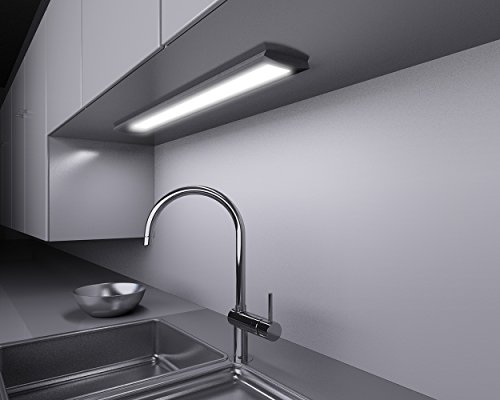 PANLUX PN11100002, Gordon LED keukenlamp met touch-schakelaar 3000K, aluminium, 5,W, zilver, 43 x 6,5 x 1,2 cm - Afbeelding 3