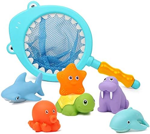 HAFUZIYN Bath Toy with Fishing Net 