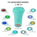 Sonic Facial Cleansing Brush, Silicone Face & Body Brush with 10 Skincare Modes for Deep Cleansing, Gentle Exfoliating, Anti-Aging Massage, IPX7 Waterproof