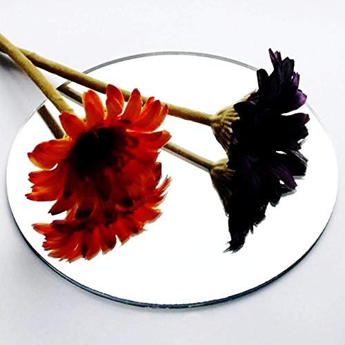 Suave PetalRound Circle Table Display Plate Acrylic Mirror 25cm