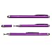 H&T(TM) Second Generation Fine Point Stylus with Two Tip [2 in 1] for Ipad, Ipad Air, Ipad Mini, Iphone, Samsung Galaxy, Nexus, Lg G Pad, HTC and Other Touch Screen Devices (Purple)