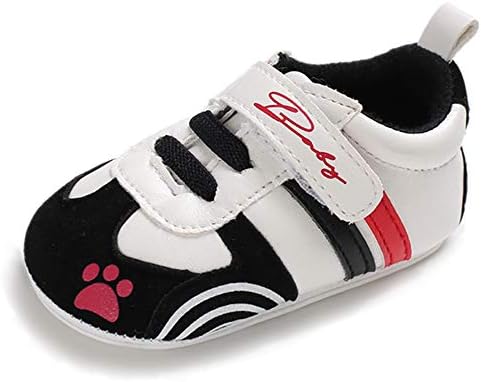 Royal Victory Toddler Baby Boys Girls Shoes 0-18 Months Slip-on PU Leather Crib Shoes Infant Walkers-by RVROVIC