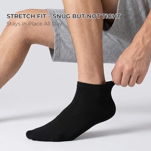 10 Paar Sneaker Socken Herren Damen – Kurze Baumwolle Halbsocken