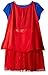 Warner Bros. Girls' Little OG WW Shield, Navy/red, S7/8