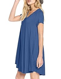 MOLERANI remerón informal para mujer, simple, con bolsillos.