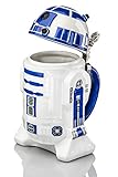 Star Wars R2-D2 Stein - Collectible 32oz Ceramic Mug with Metal Hinge