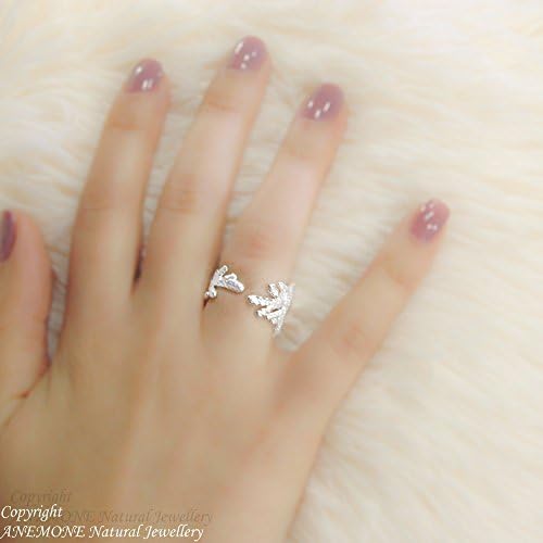 Handmade Leyland Leaf, Greek Nature Inspired, Open, one size, Adjustable Ring, for Chevalier, Midi, Knuckle ring, Multi-Face ring