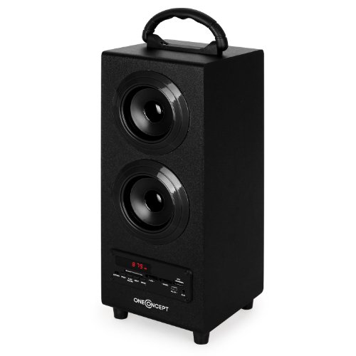 Altavoz Bluetooth portátil USB MP3 (Entrada SD, AUX, sintonizador radio FM, mando distancia