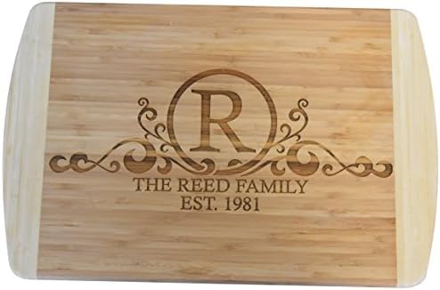 Brew City engraving - Custom Engraved Personalized Bamboo Cutting Board Gift for Couples, Families, Parents & Grandparents – Unique Christmas Present Idea