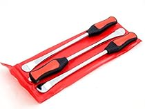 Three Spoon Motorcycle Tire Levers Irons Changing Tool Kit with Case Set