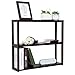 SONGMICS Bamboo Bathroom Shelf, 3-Tier Adjustable Plants Rack, Wall-Mounted or Stand, in the Living Room, Balcony, Kitchen, 5.9 x 23.6 x 21.3 Inches, Brown UBCB13Z
