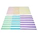 Food Safe Biodegradable Paper Candy Favor & Treat Bags For All Parties - 48 Count Assorted, 7x5 Size - By Chloe Elizabeth (Rainbow Pastel Mix)