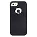 iPhone 5 Case, FOGEEK Heavy Duty PC and TPU Combo Protective Defender Body Armor Case Compatible for iPhone 5 & iPhone 5S（not Support Fingerprint Function）(Black)
