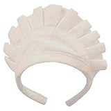 Authentic Maid Waitress Uniform White HeadPiece Cap Hat w/ Headband