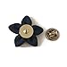 Sunny Home Vintage Men's Flower Button Handmade Suit Boutonniere Lapel Pin for Wedding