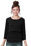 Sweet Mommy Maternity and Nursing Three-Quarter Sleeve Tee Shirt