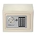 Ollieroo White 0.3CF Security Safe Electronic Digital Lock Keypad Small Safe Box for Home Gun Cash or Jewelry