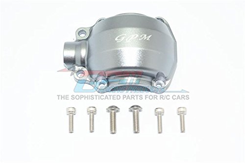 Traxxas Unlimited Desert Racer 4X4 (#85076-4) Upgrade Parts Aluminum Front Gear Box Cover - 1Pc Set Gray Silver