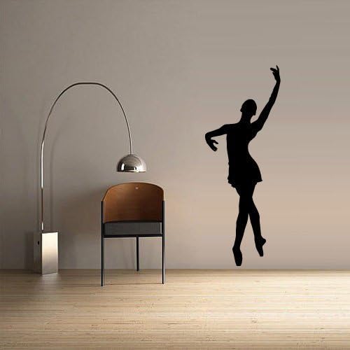 Wall Decal Vinyl Sticker Decor Art Bedroom Design Mural Nursery Ballet Gymnastic Ballerina Dancer Silhouette (Z2515)