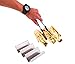 Taco Holder Stand Stainless Steel - 2 Pack Taco Shell Holder w/BBQ Tong - Oven Grill Dishwasher Safe Packed In Stylish Matt Box