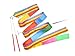 Yolito 4 Pieces Dance Ribbon Wands Rainbow Gymnastics Dancing Streamers Paint Handle Kids Art Dances, Baton Twirling