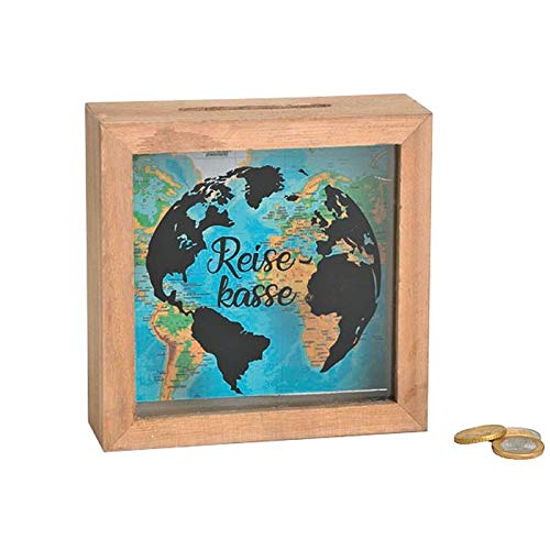 G. Wurm Wooden/Glass Money Box (1 Piece)