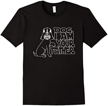 Men's Funny Dog Lover, Dog I Am Your Father T-shirts XL Black