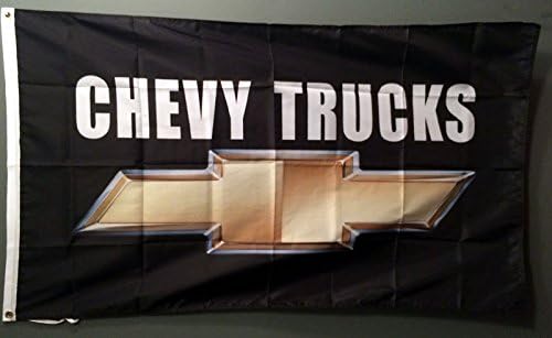 CHEVROLET CHEVY TRUCKS BOW TIE LOGO BADGE FLAG BANNER 3' X 5' sign wall decor